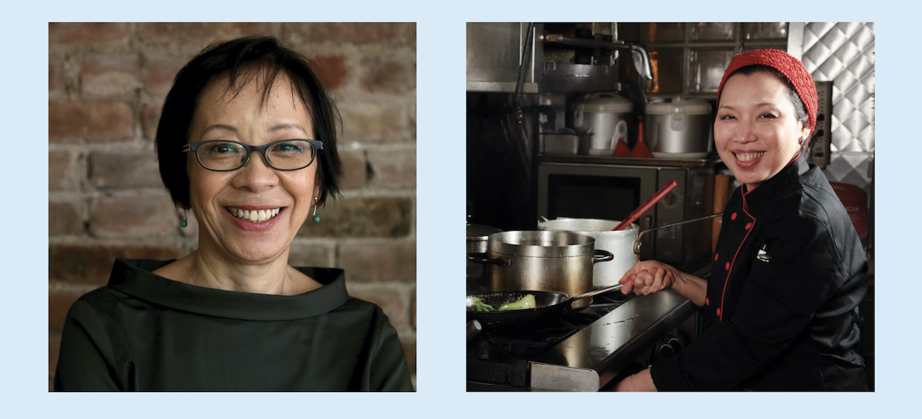 Grace Young, left, and Mei Chau